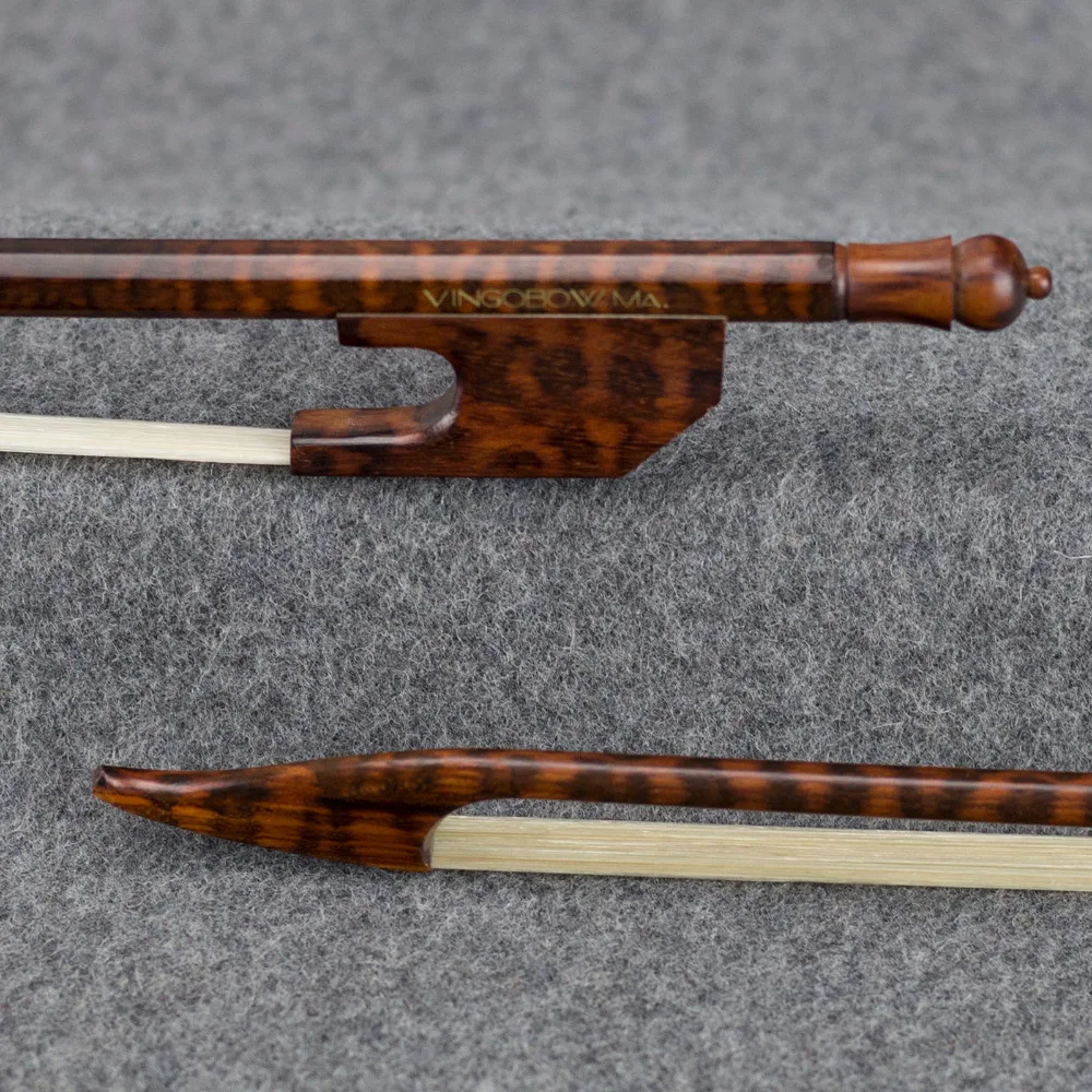 VINGOBOW Professional Snakewood Baroque Violin Bow 74.5 cm
