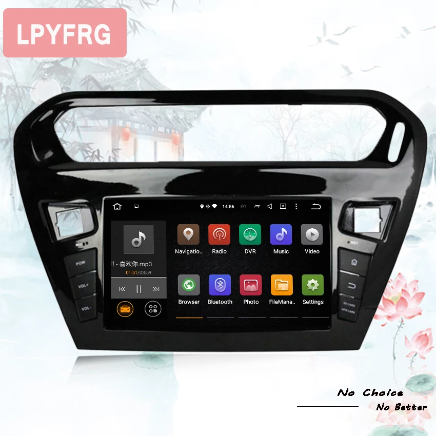 Cheap 4GB RAM Android 9.0 Octa Core Car Dvd Player For PEUGEOT 301 2013-2016-2018 Ips Touch Screen Head Units Tape Recorder Map Radio 3