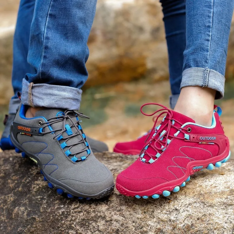 Outdoor Tactical Hiking Shoes Men Casual Wear Resisting Non-slip Sneakers Shoes Women Sneakers Climbing Trekking Sport Unisex