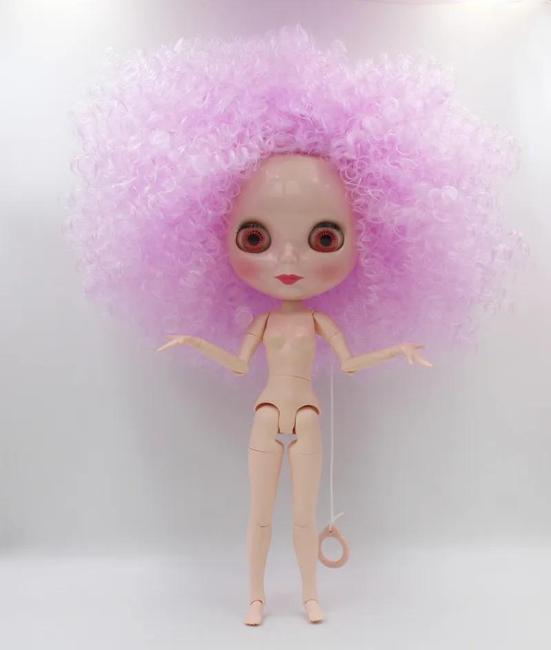 

Free Shipping big discount RBL-740J DIY Nude Blyth doll birthday gift for girl 4color big eye doll with beautiful Hair cute toy