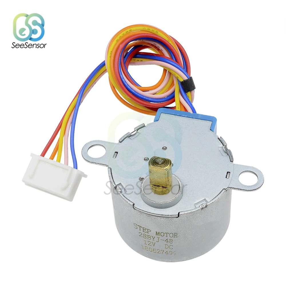 Stepper Motor 28BYJ-48 DC 5V 12V Reduction Step Gear Stepper Motor 4 Phase 28byj 28byj48 for arduino Diy Kit