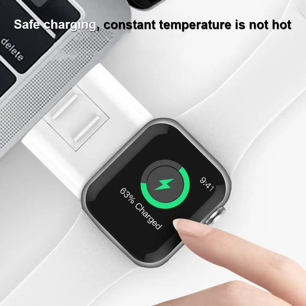Для Apple Watch Series 1 2 3 4 iWatch портативное зарядное устройство мини магнитное Беспроводное зарядное устройство QI Беспроводная Зарядная база