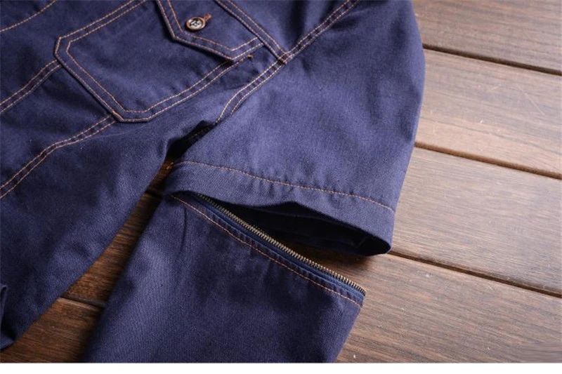 Мужские джинсовые комбинезоны с длинным рукавом и отстегивающимися карманами, длинные джинсы-карго, черные, синие комбинезоны, мужские рабочие свободные рабочие штаны 06080