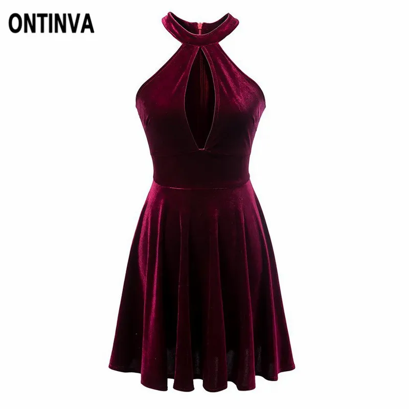 velours jurk rood velours jurk rood