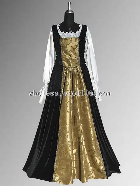 Noir Du 17ème Siècle Or Velours Et Baroque Renaissance Brocart nO8w0yvmN