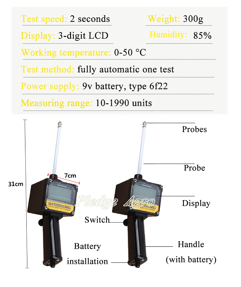Animal esturus ovulation tester heat meter breeding