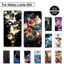Painted Case For Nokia Microsoft Lumia 650 5.0 inch Back Phone Silicon Cover For Nokia Microsoft Lumia 650 Cases Cover Shell Bag