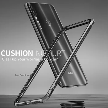 

Luxury High Quality Aluminum Metal Bumper For Xiaomi Redmi Note 7 Pro Note7 Case Column Shape Frame
