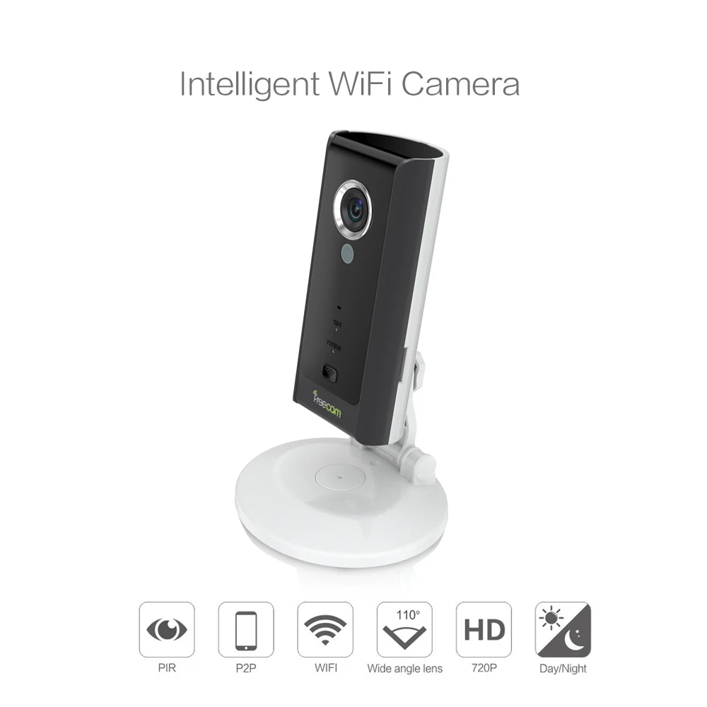 

Freecam HD Home Security IP Camera Wireless Smart wifi camera Surveillance Security with Night Vision and Alert Push C280 Black