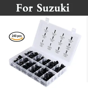 

Auto Clips Assortment [240pcs] Most Popular Sizes Applications For Suzuki Ignis Jimny Kei Kizashi Liana Reno Splash Swift Sx4