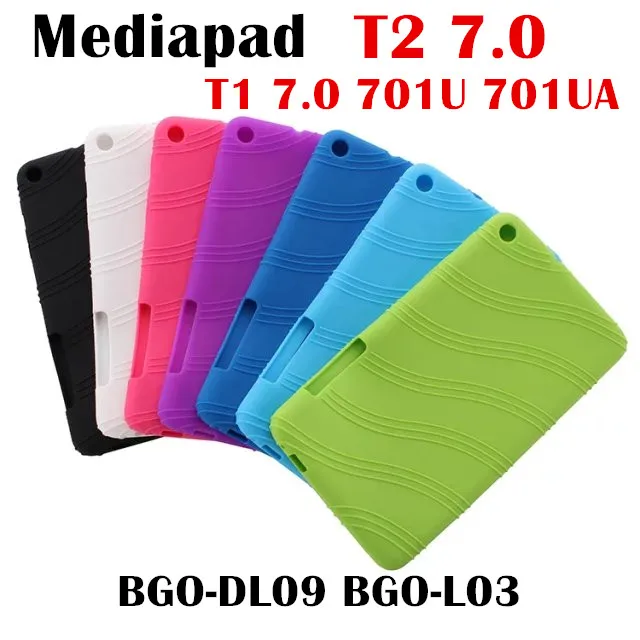 

For Huawei MediaPad T2 7.0 BGO-DL09 BGO-L03 tablet case Soft Silicone TPU Back Cover Case T1 plus 7.0 T1-701U T1-701UA