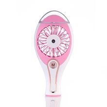 Мини-портативный вентилятор USB Аккумулятор Перезаряжаемый охлаждающий воздух вентилятор кондиционер вентилятор Ручной водяной туман вентилятор для домашнего офиса