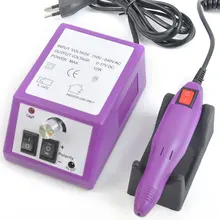 Профессиональная электрическая дрель для ногтей маникюрный набор пилка педикюр для ногтей ручка набор с 6 керамический сверло для ногтей шлифовальные ленты