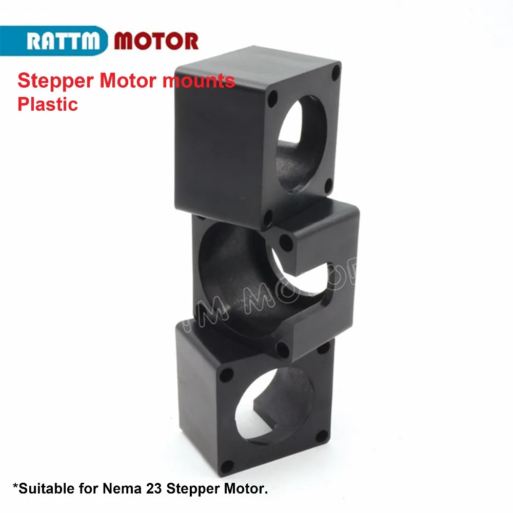 1Pcs Nema23 Stepper Motor Bracket Mount Steel Mounting Support base Clamp 57 stepping motor Holder with screws for nema 23 CNC Parts CNC Router Milling Engraving Machine fixed seat Changzhou Rattm Motor Co Ltd
