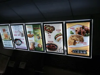 

6PCS Led a2 Menu Display Board,a2 acrylic Lightbox poster frames