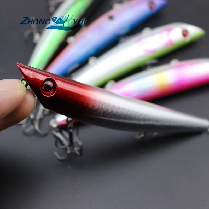 4Pcs Quality Pencil Lure Topwater 5 colors Hard Japan Ima Minnow Lures