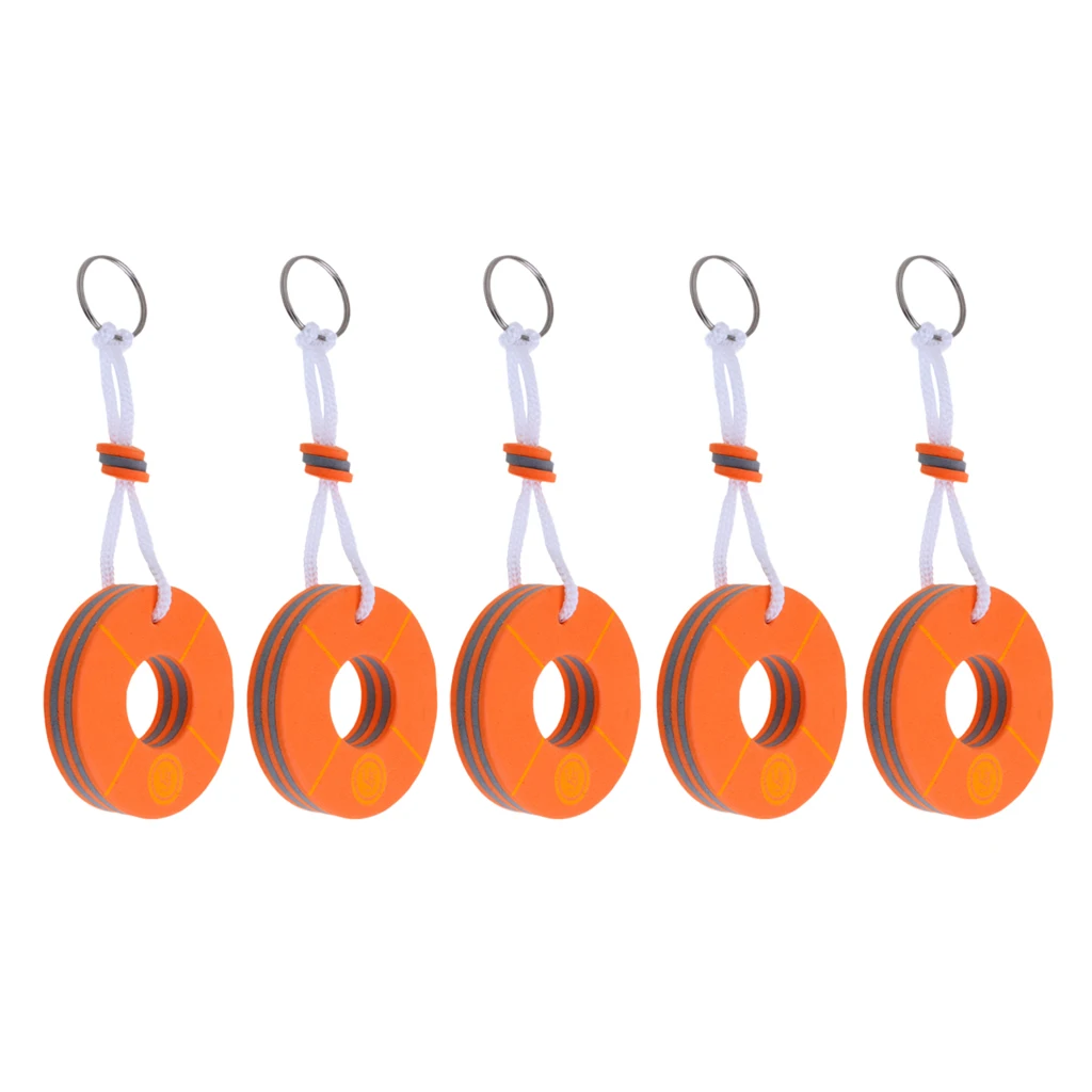 MagiDeal High Quality 5pcs Marine Outboard Floating Keyring Sailing Kayak Fishing- Buoy Shape Divot Repair Tool