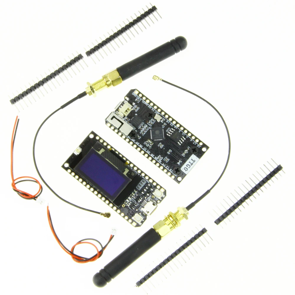 2 шт. TTGO LORA32 V1.0 868 МГц ESP32 LoRa OLED 0 96 дюймов синий дисплей Bluetooth WIFI ESP 32 модуль для