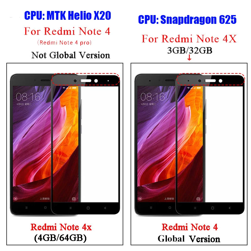 Прозрачное закаленное стекло для Redmi 5 Plus 6 Pro Note 4 4X Xiaomi Mi 8 A2 Lite A1 5X 6X Противоударная