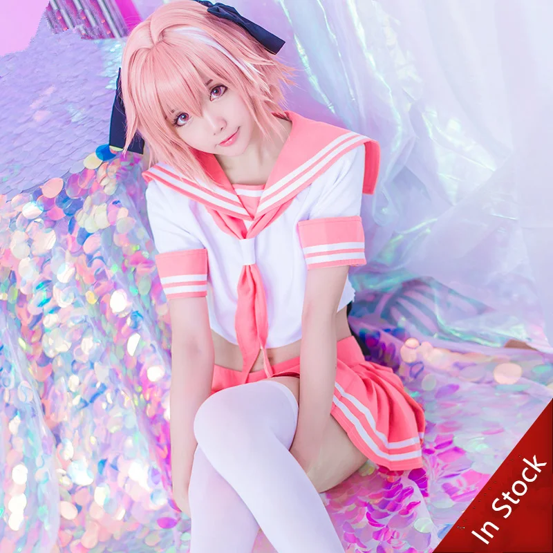 Fate/Grand Order cos FGO Astolfo Косплей косплей костюм моряка JK Аниме на Хэллоуин|Костюмы из