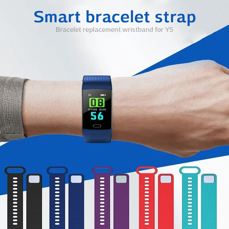 

Durable Bracelet Strap Wearable Devices Lightweight Replacement Ventilate Sport Soft Wristband Wrist Strap For Y5 Smart Watch