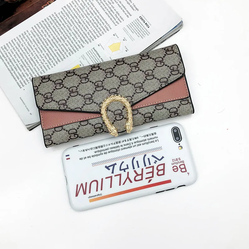 Женский кошелек женский холщовый кошелек длинный Trifold монета кошелек держатель для карт деньги клатч браслет многофункционал молния