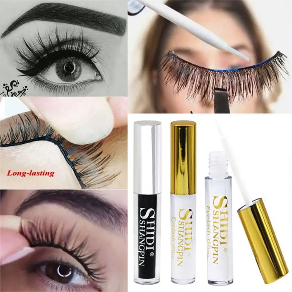 

5ML Eyelash Extension Glue Clear Black Makeup Adhesive For Fake Eyelash Cosmetic