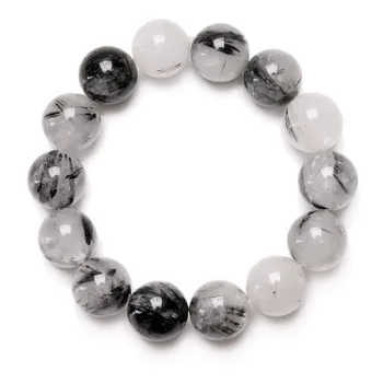 

6/8/10MM Beads Friendship Natural Crystal Charm Bracelet Round Natural Stone Energy Bracelets for Women Men Christmas Gift