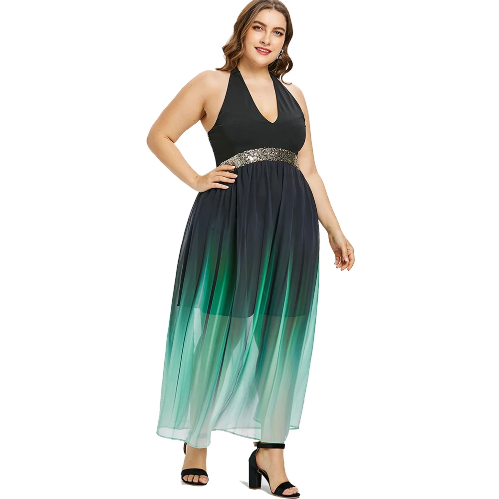 plus size halter sundress