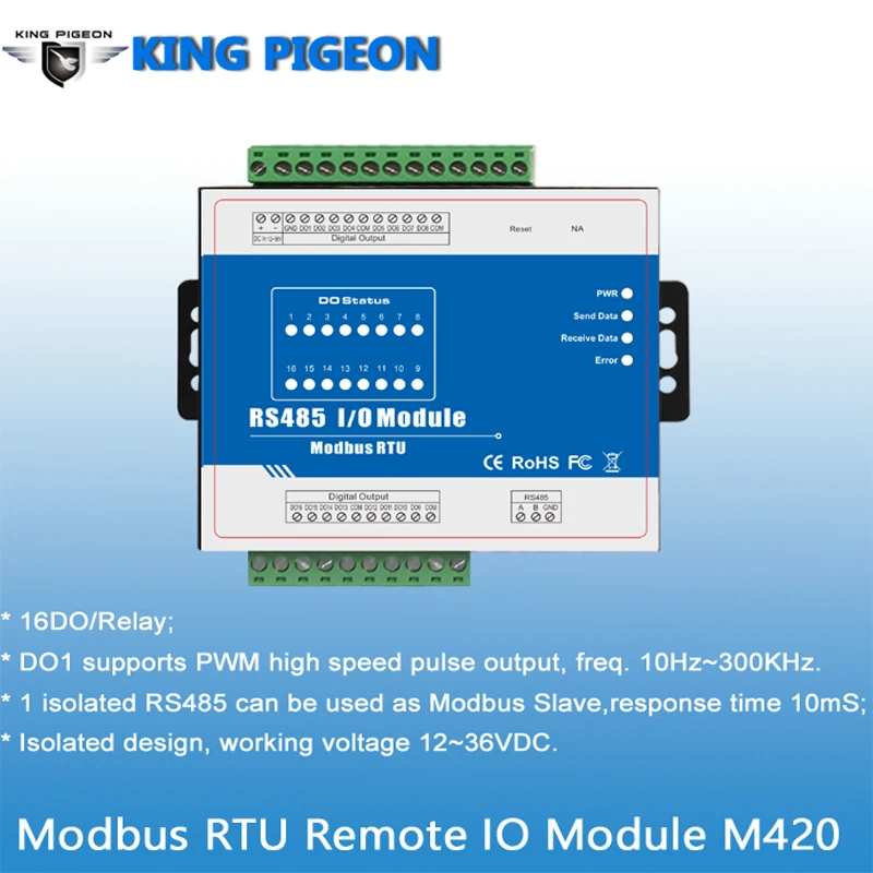 Modbus RTU Remote IO Module M420
