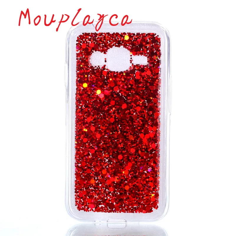Mouplayca Diamond Soft TPU Case for Samsung GALAXY j1 mini prime Luxury Rhinestone Shiny Sequin Glitter Powder Cover Cases |