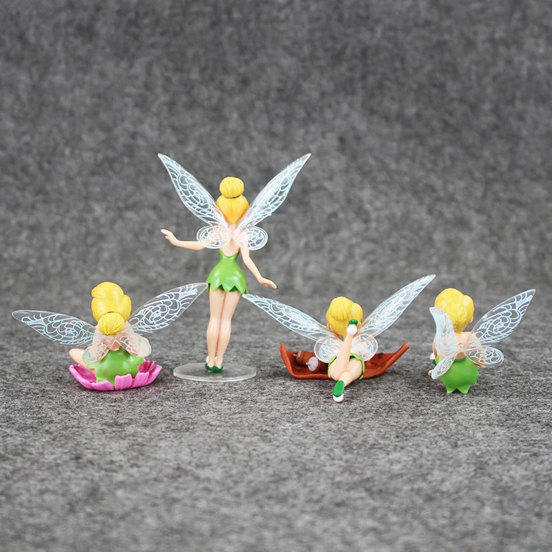 Figure Jouets Fee Clochette Ensemble 4 Pieces Princesse Elfe Cadeaux D Anniversaire Pour Enfants Aliexpress Jeux Et Loisirs