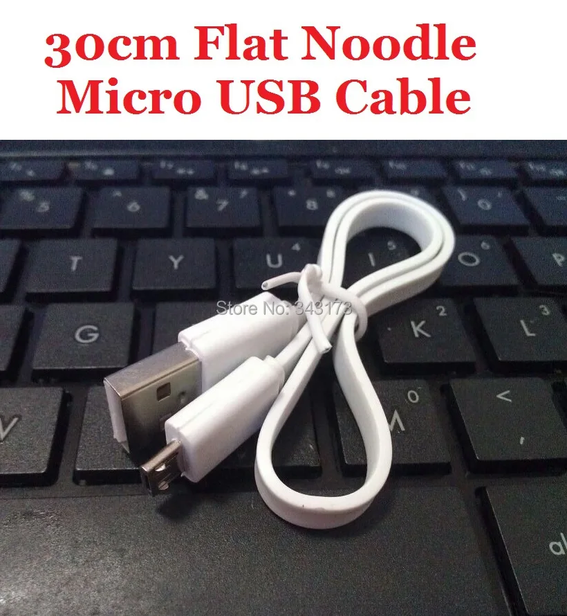 [100pcs DHL] Free Shipping 30cm USB Cable Charging Data Micro B 5pin for Samsung HTC SONY Android etc | Мобильные телефоны и