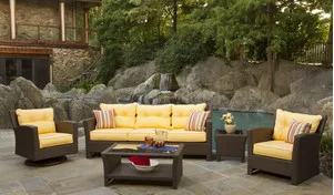 

hot sale wicker rattan outdoor furniture garden sofa sets outdoor wicker couch