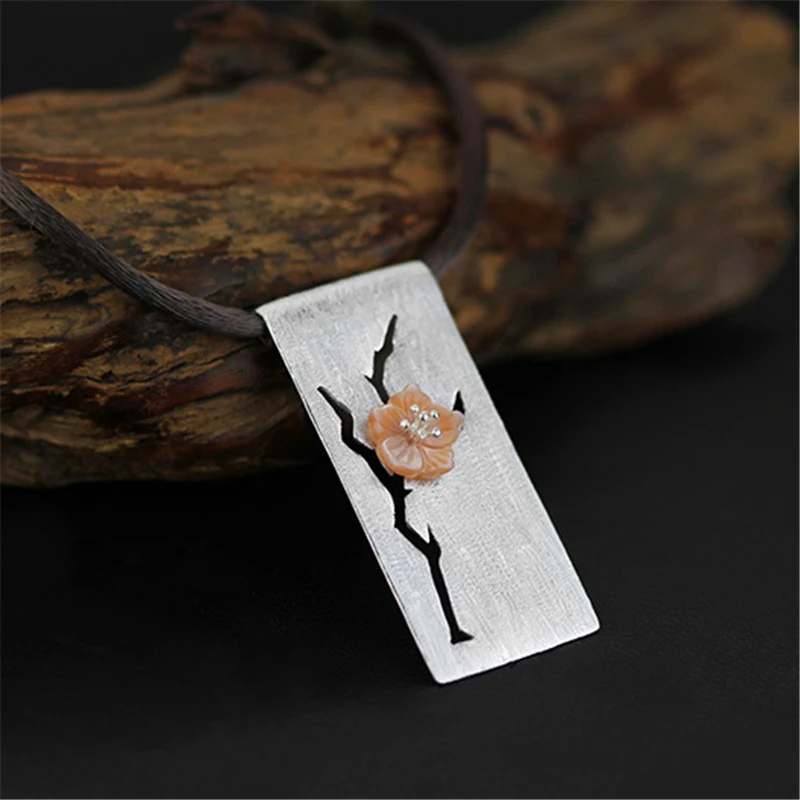 эксклюзивный серебро 925 кулон ожерелье женские ручная работа мода бижутерия