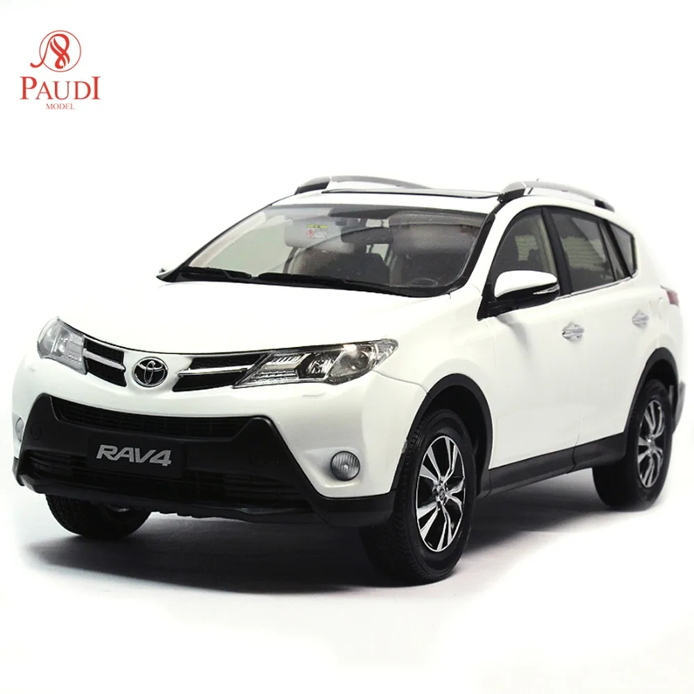 

Paudi Model 1/18 1:18 Scale Toyota RAV4 2013 White Diecast Model Car Toy Model Car Doors Open