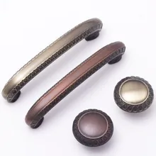 kitchen cabinet door handle bronze drawer pull antique brass dresser cupbord door handle 96mm vintage furniture