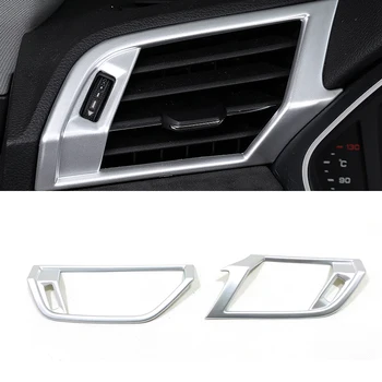

Fit For Audi Q3 F3 2019 2020 Car Styling ABS Car Side Air Condition Vent Outlet Cover Trim 2pcs Accessories Left Hand Drive Car
