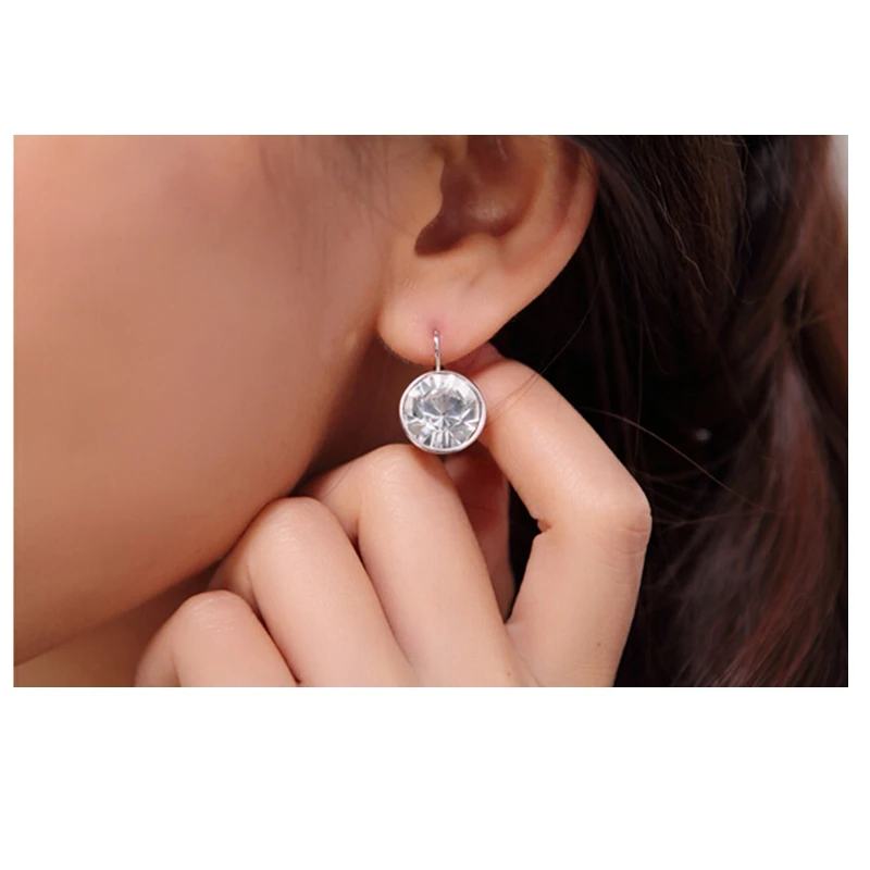 Labekaka Clear Crystal From Swarovski Earrings Bella Pierced Drop Labekaka Clear Crystal From Swarovski Earrings Bella Pierced Drop Dangle For Women In Jewelry Accessories On Aliexpress