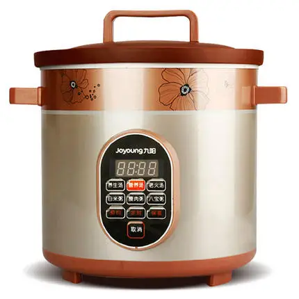

Automatic Electric Stew Pot Appointment Redware Liner Porridge Electric Slow Cooker Mechanical Timer Control Large Capacity