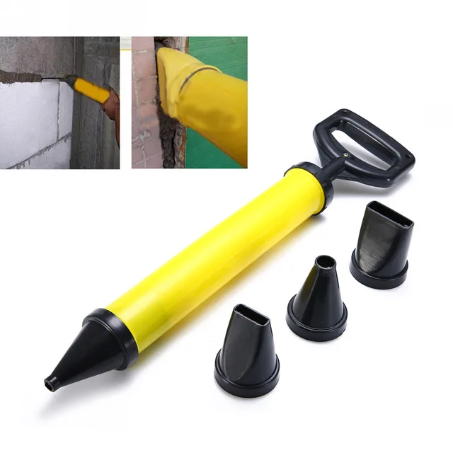 

Stainless Steel Caulking Gun Pointing Brick Grouting Mortar Sprayer Applicator Tool for Cement lime 4 Nozzle High Quality