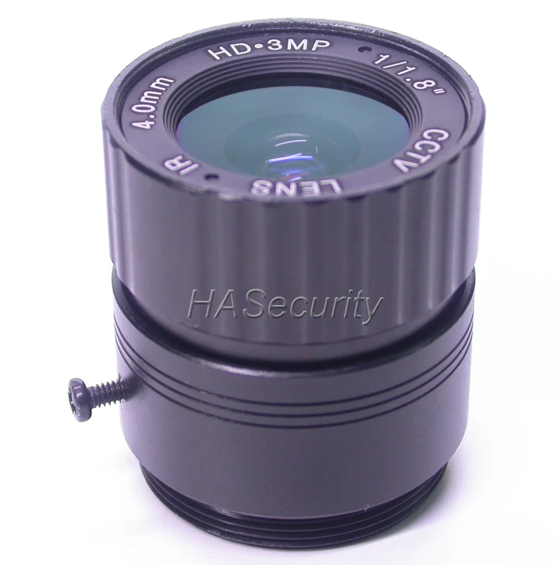 Объектив 1/1 8 4 мм CS F1.4 3.0MP для IP Камеры видеонаблюдения в сборе|Запчасти CCTV| |