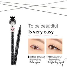 1 шт. Kawaii японская кукла стиль долговечная водонепроницаемая черная жидкая подводка для глаз Сексуальная Очаровательная кошачий глаз Макияж инструменты и аксессуары