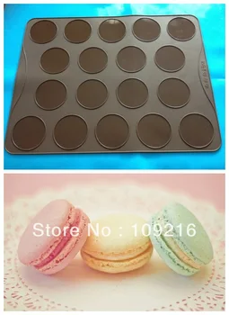 

1pcs 6.8CM Big Macaron/ Dessert Special Baking Mat Green Good Quality 100% Food Grade Silicone mold