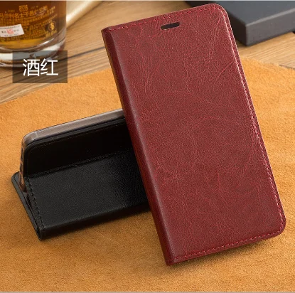 Business wallet phone case genuine leather covers for Huawei Honor 10/Huawei Honor 10 Lite flip wallet cases card slots holder - Цвет: Wine Red