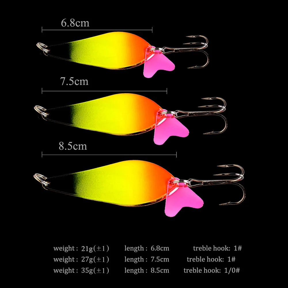 FTK-8   ݼ ǳ   ϵ Ʈ Ǭ 1 , 23g/27g/35g 6.8/7.5/8.5cm, ũ , Paillette Wobbler Pesca Ŭ