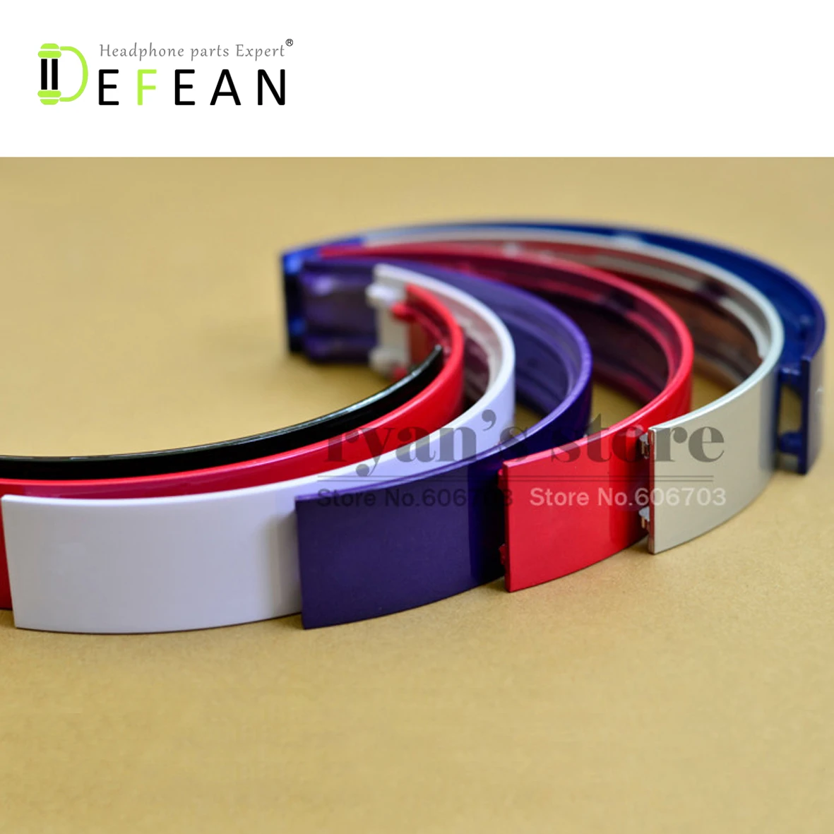 

Defean top headband head band headphone parts for wireless wire less bluetooth headphones