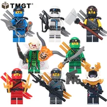 10 лотов Ninjag Ллойд Джей Zane и Kai Cole харуми самурая X конструкторных блоков, Детские кубики, подарки для детей, детские игрушки хобби развивательные игрушки