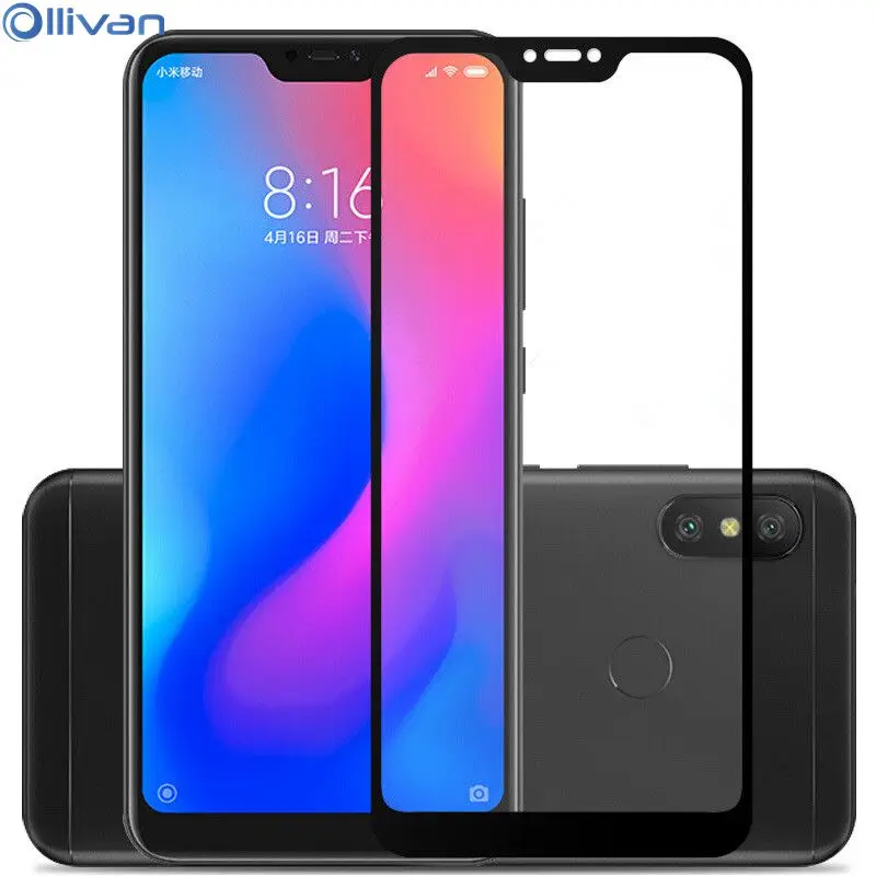 2.5D 9H full cover glass for xiaomi redmi note 7 6 5 pro tempered glass film for xiaomi mi A1 A2 5X 6X A2 Lite redmi 6A 6 6 Pro