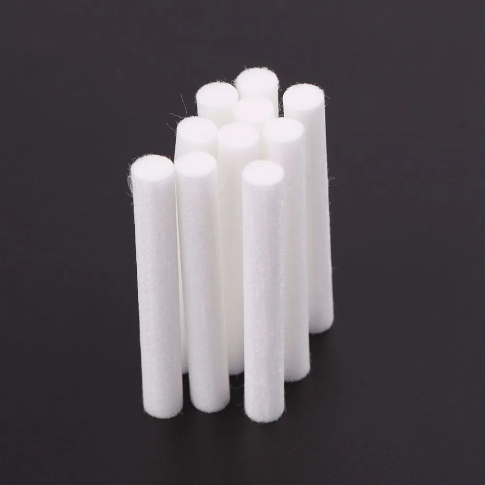 10pcs 8mmx64mm Air Humidifiers Filters Cotton Swab for Air Ultrasonic Humidifier Cotton Sticks